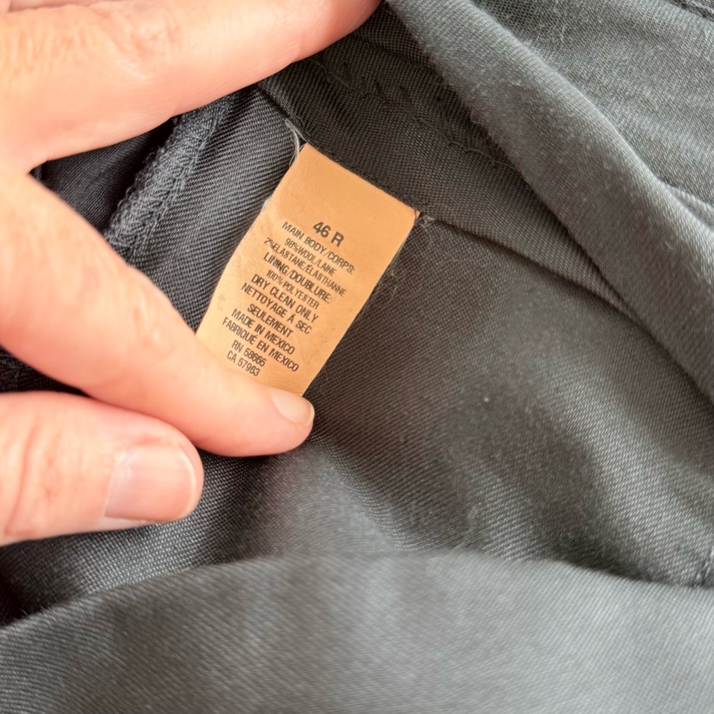 Nordstrom Tech Smart Men’s Black Suit, 50L - Picture 8 of 11